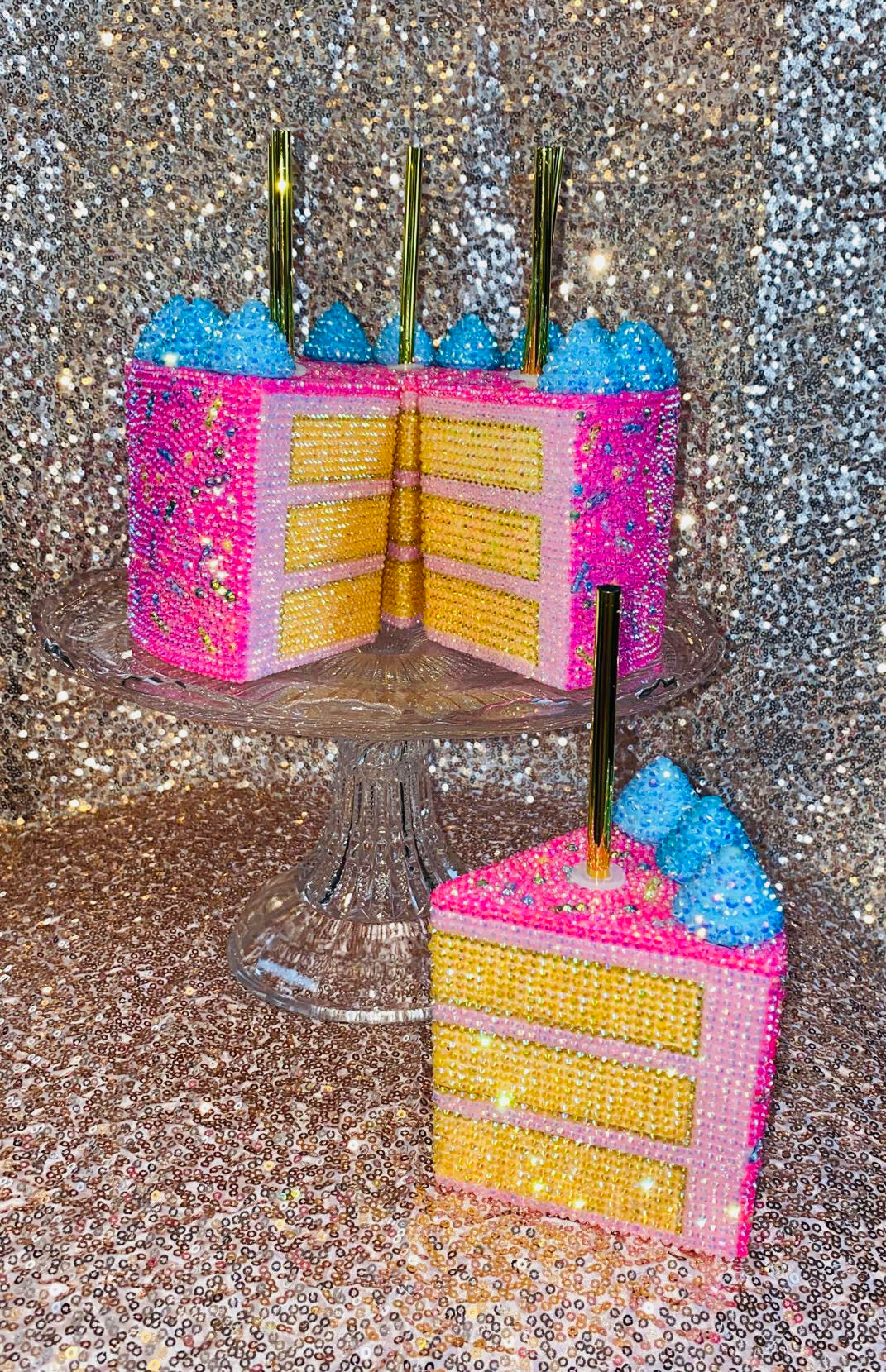 Bedazzled Cake Cups